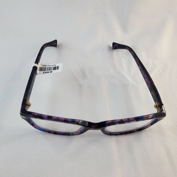 Coach HC6065 5288 Women's Rx-able Eyeglasses Confetti Purple NWT - Picture 7 of 7